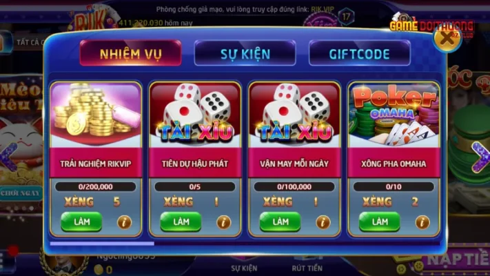 Những chương trình khuyến mãi Rikvip hấp dẫn và siêu giá trị